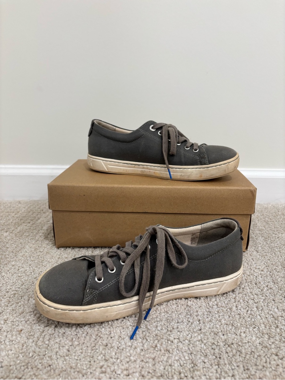 Birkenstock Arran sneakers in gray canvas
